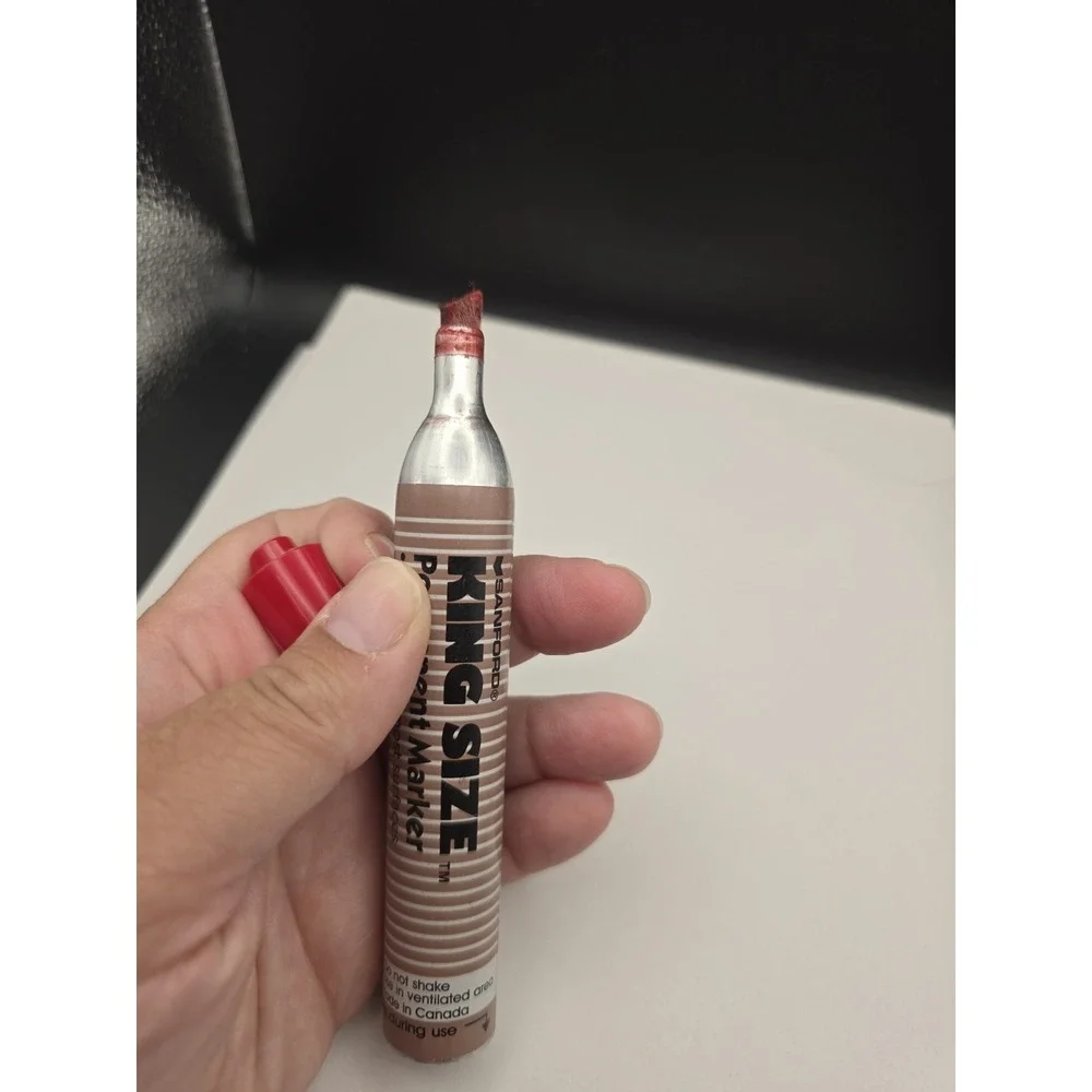Vintage Sanford King Size Red Permanent Markers Works